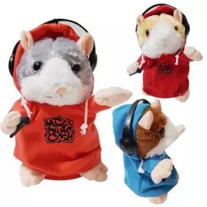힙합 따라쟁이 피규어 햄스터 말하는인형 녹음인형 크리스마스선물