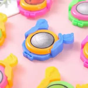 미니 비행 접시 UFO 회전 프리스비 발사기 어린이 학교 슈팅 게임 장난감 (A2464)