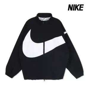 [나이키] 바람막이 NSW 오버사이즈 우븐 자켓 여성 블랙 HV4108-010