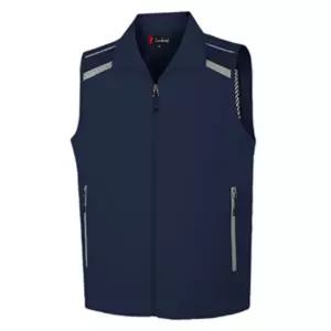 랜더스 반사 망사 조끼(LD363) 네이비행사용조끼 작업용조끼 안전복 안전조