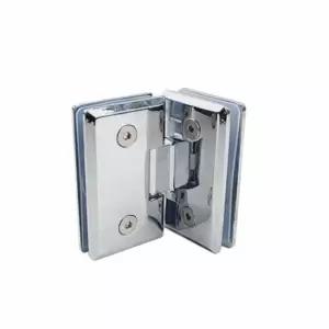 샤워 부스 경첩 90도 유리장 고정브라켓유리부속 유리용 연결 소품 부품 힌지 브라