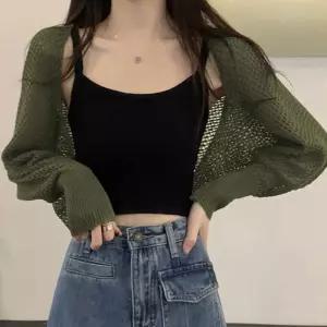 여자 여름 여행 룩 주말 나들이 썸머 볼레로 가디건