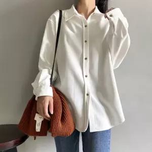 4컬러 여성코듀로이셔츠 긴팔난방