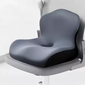에코벨 일체형 허리 등받이 쿠션 방석 허리받침대 의자 치질