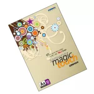 매직터치 A4 색지 크림색 180g 10P 컬러프린트용지