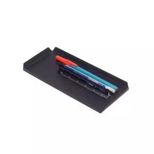 플랫 스틸펜접시 검정 200x92x13 포레이