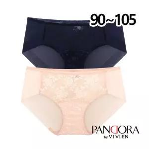 [판도라by비비안]레이스 시스루 헴누디 삼각팬티1종(PPT7172)90~105 861606
