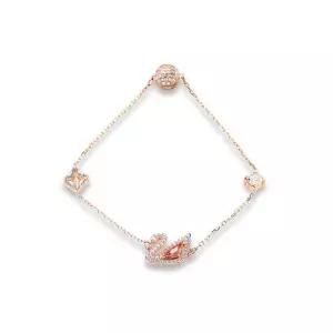 [스와로브스키]5485876 Dazzling Swan 핑크 스완 스몰 팔찌