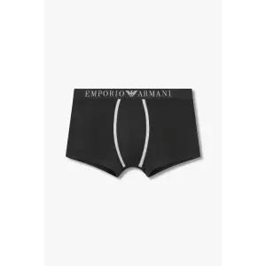 매장정품 EMPORIO ARMANI UNDERWEAR 남성 로고 밴딩 컬러 심 드로즈_블랙_0814112036 2402291466 234348
