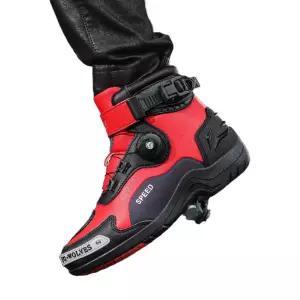 바이크 캐주얼 라이딩 부츠 오토바이 신발 숏