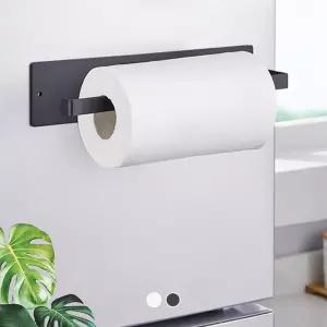 키친타올 걸이 자석 무타공 행주 건조대 휴지 거치대 홀더 랩 냉장고 수건 주방 타월 꽂이 정리대