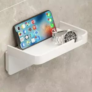 무타공 화장실 욕실 수납 거치 휴대폰 선반 욕실선반 휴대폰거치대 N972-O