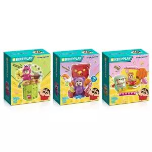 코스트코 Keepplay 짱구 블럭 피규어 음식 시리즈 3종 1개