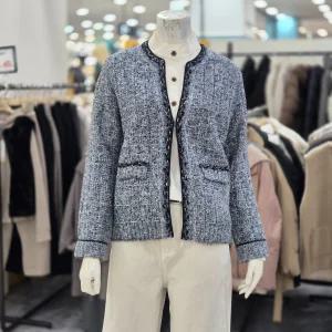 [레노마레이디]트위드 니트 가디건 R2H12KCD040