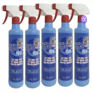 계양산업 곰팡이 제거 박사 스프레이 500mL X 5개 욕실 화장실 주방 벽지 창문 실리콘 곰팡이 제거