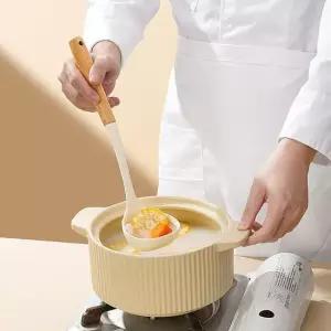 실리콘 주방 조리도구 국자 우드 요리 주방용품 키친툴 실리콘국자 R382