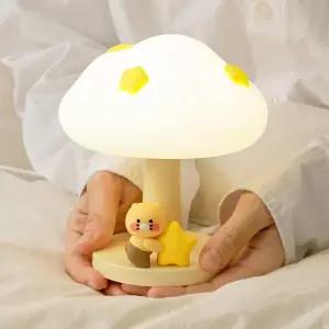 카카오프렌즈 춘식이 디오라마 집들이 선물용 감성 무드등 침실 수면 LED 간접조명 유선형