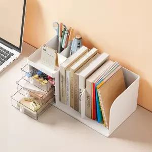 히키스 데스크테리어 책상정리 3단서랍 연필 책꽂이/책꽃이/파일/꽂이/책받침/책거치대/서류/칸막이/책상