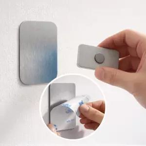 착붙는 자석보조판 1+1 납작자석  마그넷 철판 미니 37x56mm