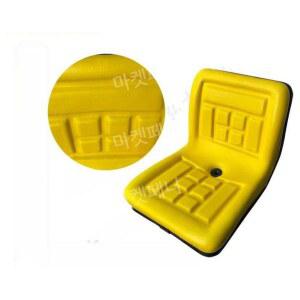 트랙터의자 농기계 크레인 트랙터 노란색 지게차 중장비