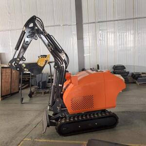 0.8톤 원격 제어 미니 전기 굴삭기 포크레인 실내 리노베이션 조경 농업용 소형 기계