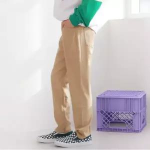 [보리보리/주니보이즈]주니진_데일리스판주니어면바지_베이지