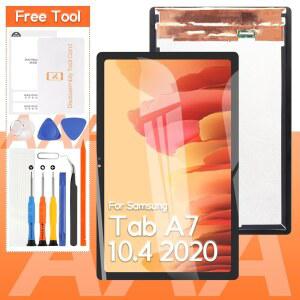 삼성 갤럭시 탭 A7 10.4 SM-T500 SM-T505 LCD 디스플레이 터치스크린 디지타이저 풀 어셈블리, 도구(블랙)용 화면 교체