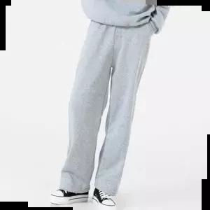 면 피치기모 와이드팬츠 운동복 허리밴딩 캐주얼팬츠