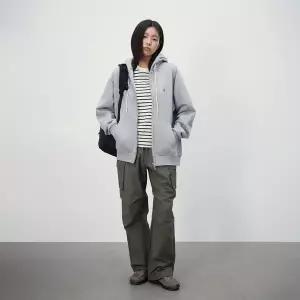 [캉골](센텀시티점)에센셜 집업 후디 5145 멜란지그레이