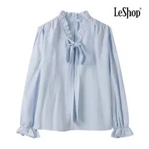 [롯데백화점]르샵 프릴 리본넥 러블리 블라우스 BQ2BL011A