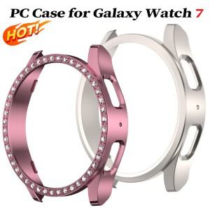 삼성 호환 갤럭시 호환 워치 7 40 44mm용 PC 케이스 무광 커버 보호용  범퍼 쉘 스마트 호환워치 액세서리