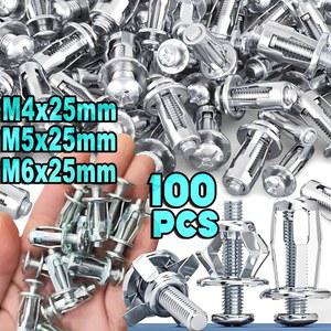 M4 M5 M6 너트 꽃잎 고정 패스너 클램프 나사 앵커 플러그 금속 확장 볼트 리벳