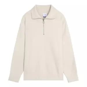 [롯데백화점]지이크 하프 집업 세미오버핏 니트 PFU8010