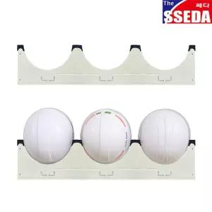 쎄다 SSEDA 안전모 걸이대 3구 작업모걸이 거치대 / 아이보리도색 스틸
