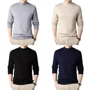 남자 가을 겨울 니트 목폴라 남성 니트티 반폴라