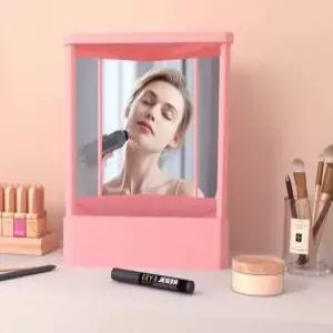 무반전 거울 화장 탁상 정방향 침실 메이크업