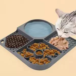 강아지 밥그릇 급체 슬로우 반려동물 강아지 식기 물그릇 미끄럼 방지 장난감 급식기 느린 식사