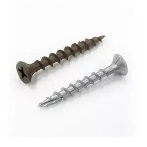 목재용 데크피스 3.8x25mm 100개 소포장 Type17 방부목나사 델타 브라운