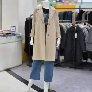 [레노마레이디]소매 배색 트렌치 코트 R2H11WBB010