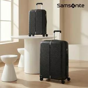 [쌤소나이트][런칭가496,000] 수하물 기내용 2종세트 VARRO 캐리어 55/75 BLACK