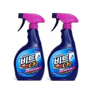 비트 O2 스프레이 얼룩제거제 500ml x 2개