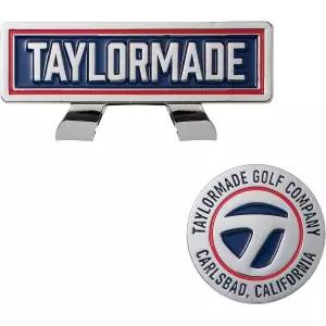 골프 마커 클립 캐디용품 볼마크 테일러메이드 메탈 T 엠블럼 캡 볼