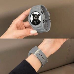 삼성 갤럭시 워치 7/6/5/4 40MM 44MM용 새 실리콘 스트랩+PC 케이스, 키트 밴드 스마트워치 스포츠 모드 루프 팔찌용