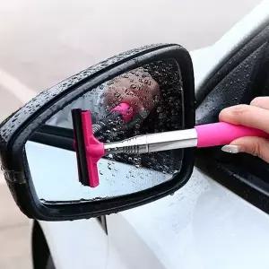 차량용 유리 스퀴지 컴팩트 사이드 물기제거 자동차 유리 스퀴지 미니 백미러 김서림 와이퍼 관리 빗물