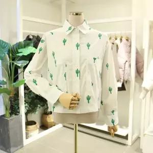 [대구백화점] [오픈클로젯]선인장나염셔츠블라우스(DO263BL111)