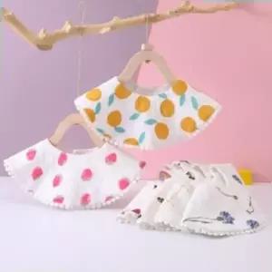 어린이집답례품 누빔 거즈 신생아 360도 롤링 이유식 침 턱받이 20종