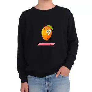 맨투맨 프린트티셔츠 과일 요가 과일 이름 몰라 전사이즈