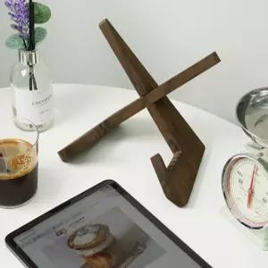 단단한 원목 우드 책 서재 거치대 독서대