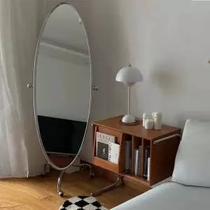 이동식 노프레임 피팅 옷가게 카페 스테인리스 철제 전신