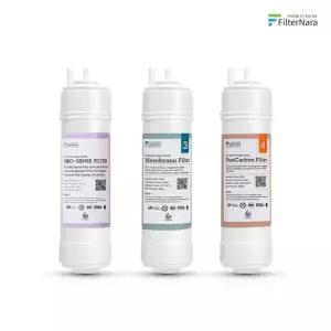 한우물 정수기 호환 필터 필터나라 HAN-EP5001 기본 세트 1+1+1